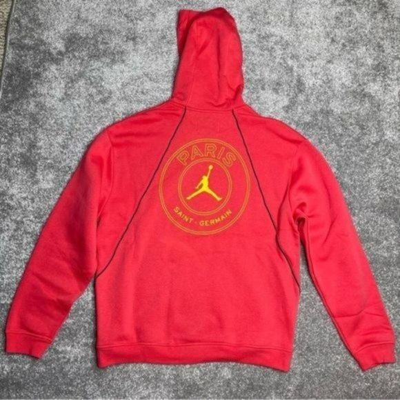 NIKE Air Jordan X Paris Saint-Germain Hoodie Sweatshirt DV0611-648 Size Medium - Picture 6 of 12